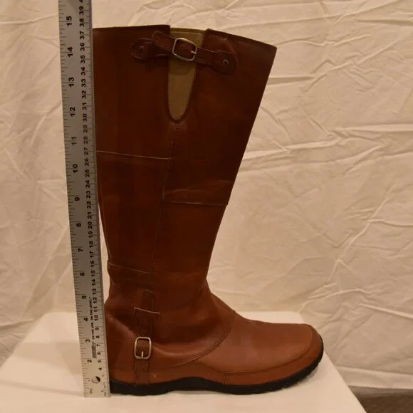 Brown Leather Women's Boots - Picture 10 of 15